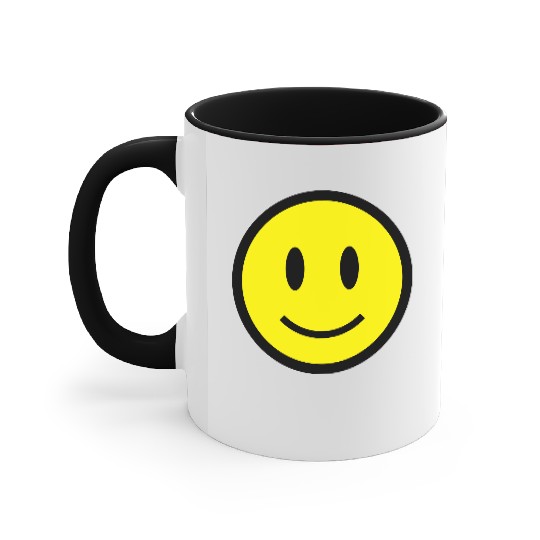 Smiley Face Icon 2c Accent Mugs