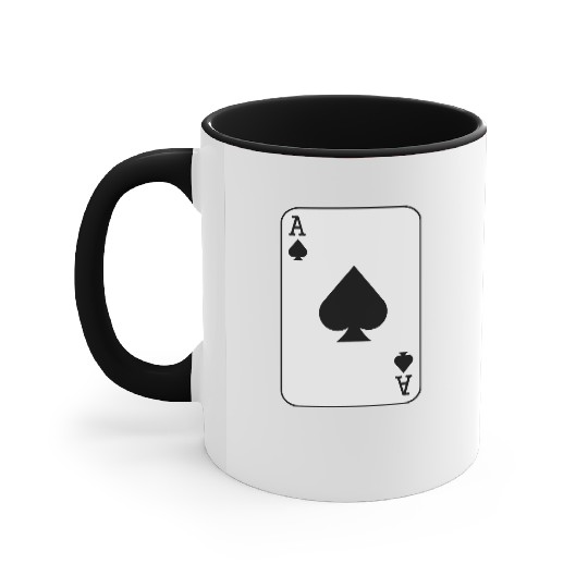ace of spades Accent Mugs