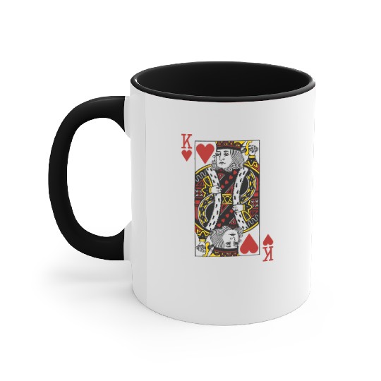 King of Hearts Accent Mugs