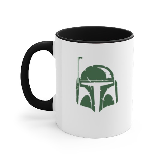 Boba Fett Helmet Worn Accent Mugs