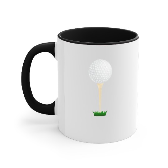 Golf Ball Accent Mugs