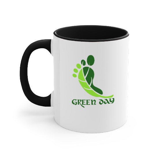 Green day Accent Mugs