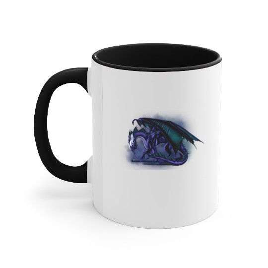 shadow dragon Accent Mugs