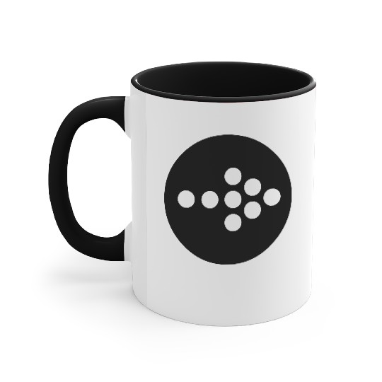 Dotted Arrow Accent Mugs