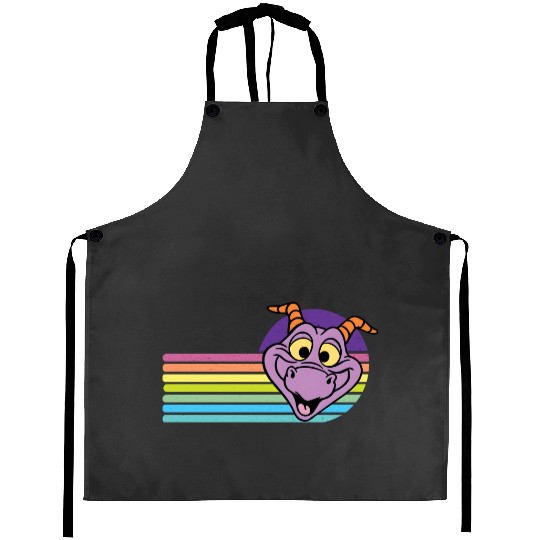 Disney vintage Aprons - Disney figment Aprons - Disney Epcot Aprons
