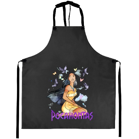 Disney Pocahontas Watercolors Of The Wind Graphic Aprons