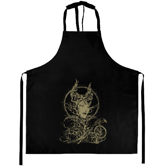 Disney Sleeping Beauty Maleficent Crow Branches Aprons