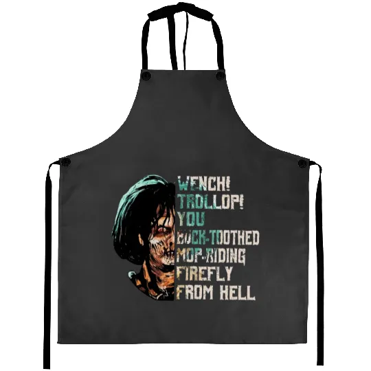 Vintage Disney Billy Butcherson Wench Trollop Aprons, Hocus Pocus 2 Aprons, Sanderson Sisters Witch Aprons