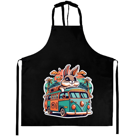 eras tour bunny Aprons