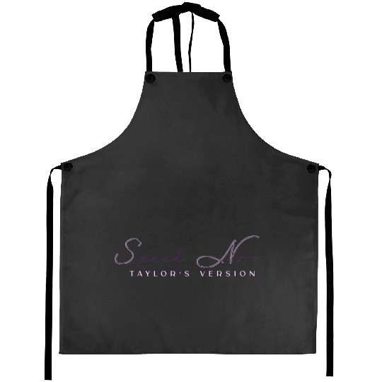 Embroidered Speak Now Taylo version Aprons, Eras Tour Aprons