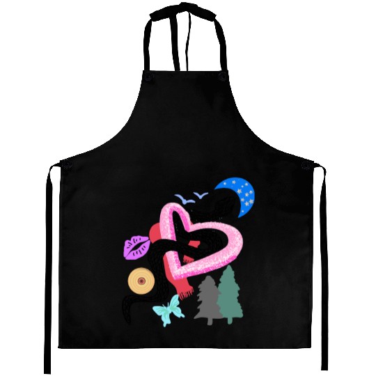 TaylorSwift eras inspired logo Aprons