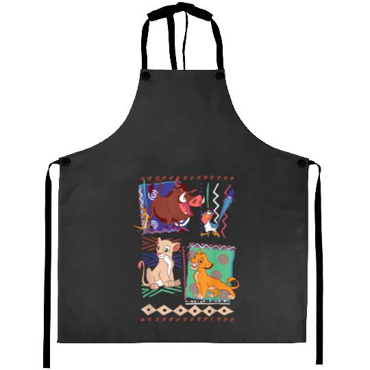 Disney Lion King Simba And Timon Graphic Aprons