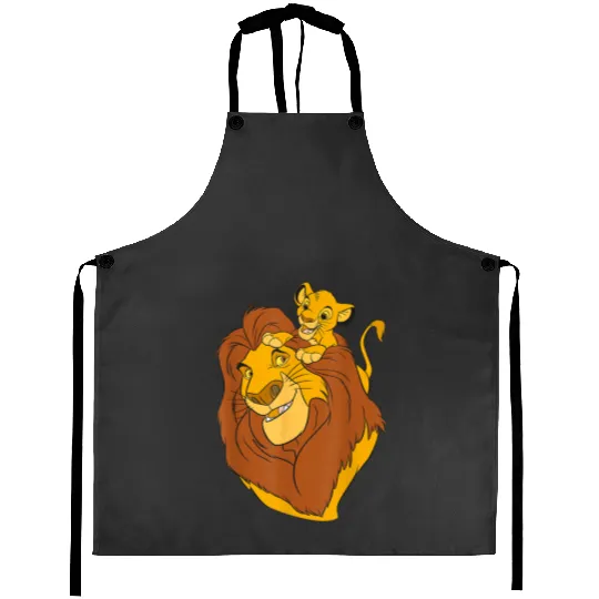 Disney The Lion King Simba And Mufasa Father And Son Aprons