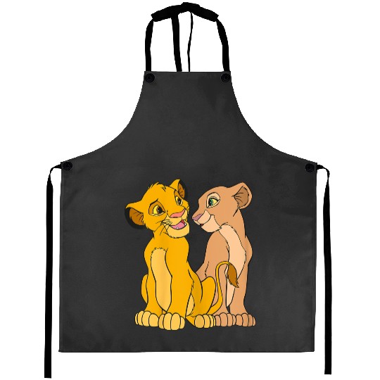 Disney The Lion King Young Simba And Nala Together Aprons
