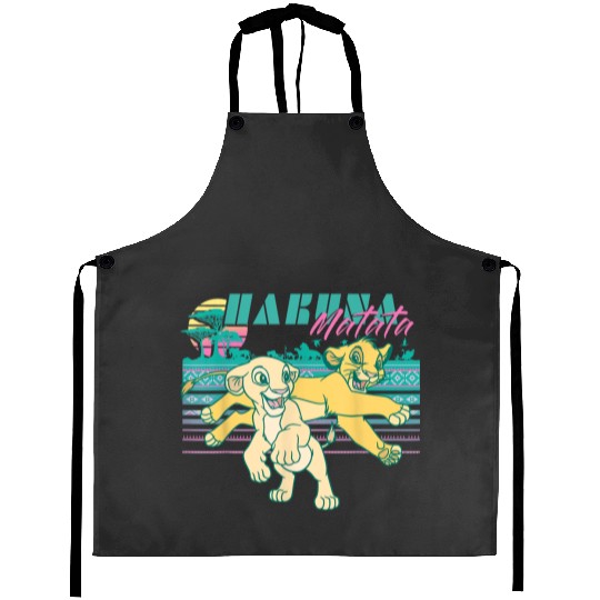 Disney Lion King Retro Simba Nala 90s Hakuna Matata Aprons