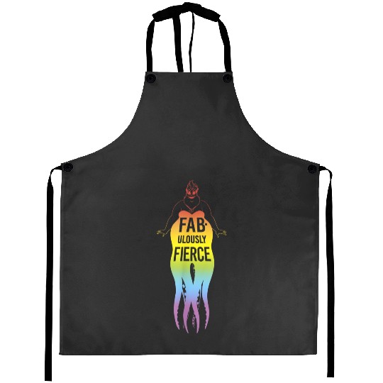 Disney Villains Ursula Rainbow Fabulously Fierce Aprons