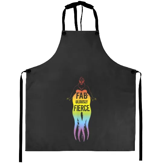 Disney Villains Ursula Rainbow Fabulously Fierce Aprons