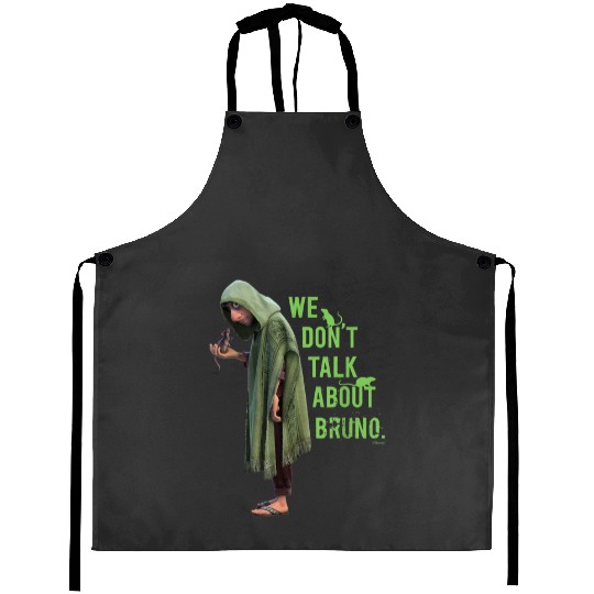 Disney Encanto We Dont Talk About Bruno Dark Half Aprons