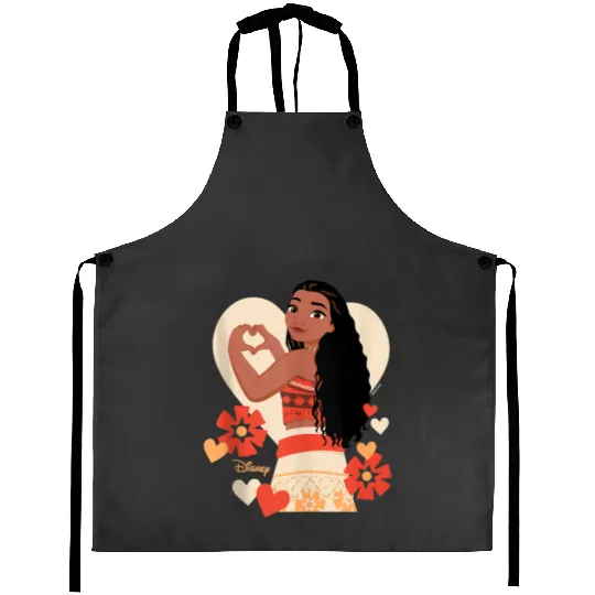 Disney Princess - Moana Heart Valentine's Day Aprons