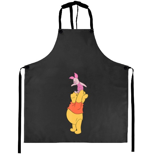 disney winnie the pooh piglet true friends portrait t Aprons