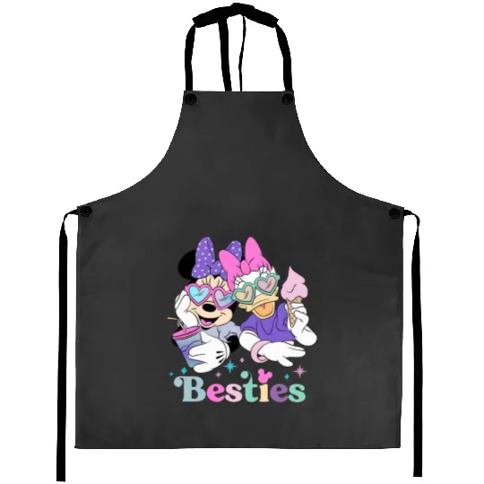 Disney with my Bestie Aprons, Disney Aprons, Minnie and Daisy Aprons, Disneyland Aprons, Friends Aprons, Besties Aprons, Disney Trip Aprons