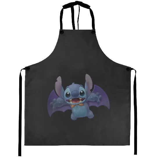 Disney Lilo Stitch Halloween Cute Vampire Stitch Portrait Aprons