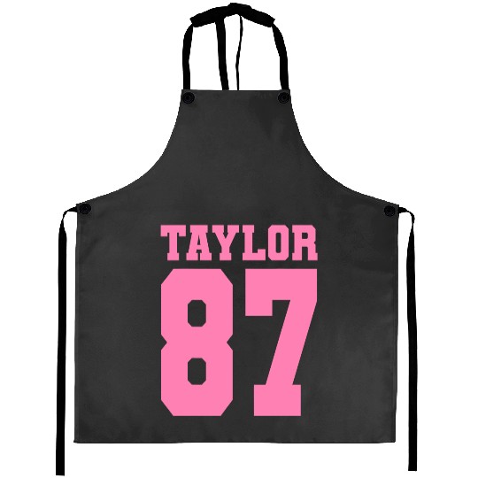 Discover Pink Numbers Taylor 87 Aprons