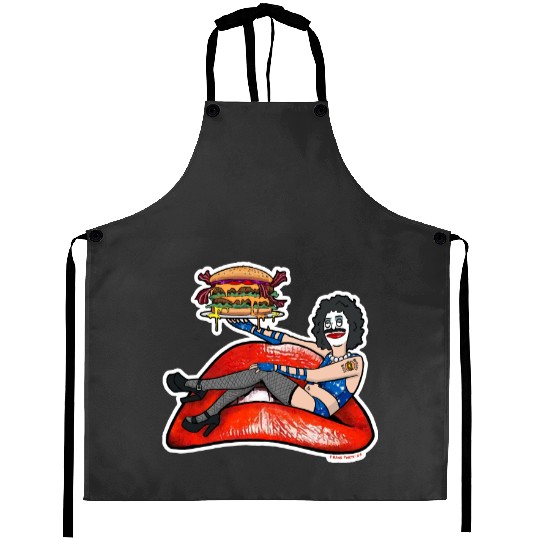 Dr. Frankenburger Bobs Burgers Rocky Horror Parody Aprons
