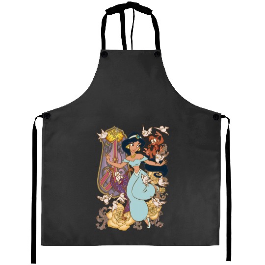 Princess Jasmine Aladdin  Color Aprons, Disney Aprons