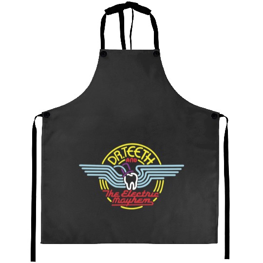 disneys The Muppets Dr Teeth Electric Mayhem Neon Poster  gifts Aprons
