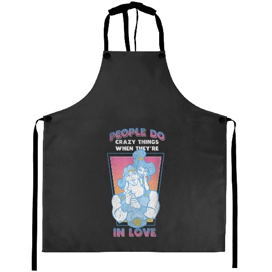 disneys Hercules Valentine's Day Vintage Megara In Love Aprons