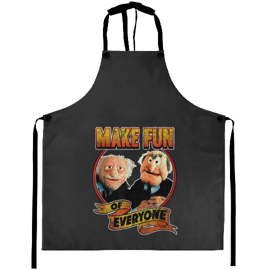 disneys The Muppets Make Fun Of Statler Waldorf Vintage Shot  gifts Aprons