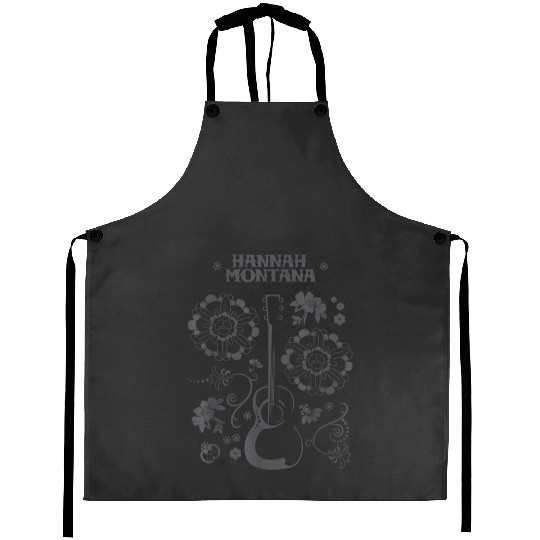 DisneyChannel Hannah Montana Floral Guitar Aprons