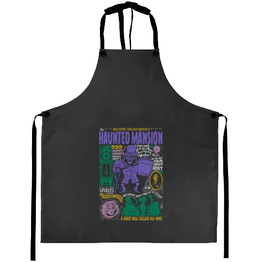 Vintage Disney The Haunted Mansion  Aprons, The Haunted Mansion