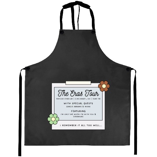 Cincinnati Night 1 Eras Tour Aprons
