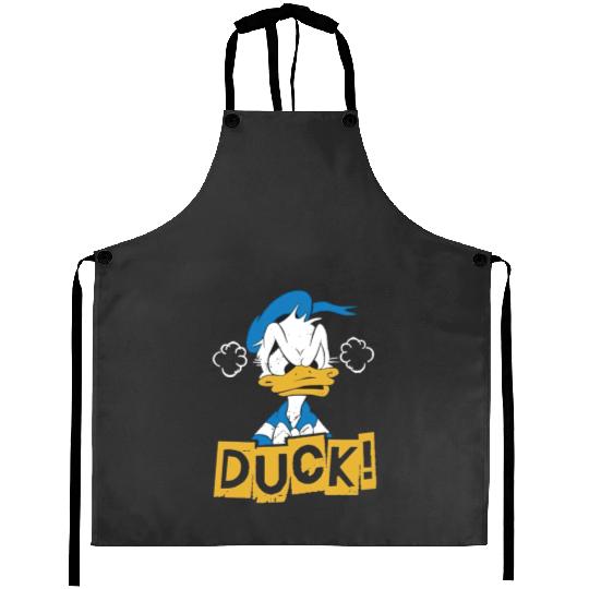 Disney Angry Donald Duck Aprons