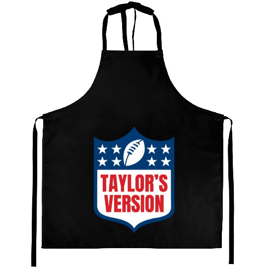 taylorr_S VERSION taylorr Swift + Travis Kelce Football Era Aprons