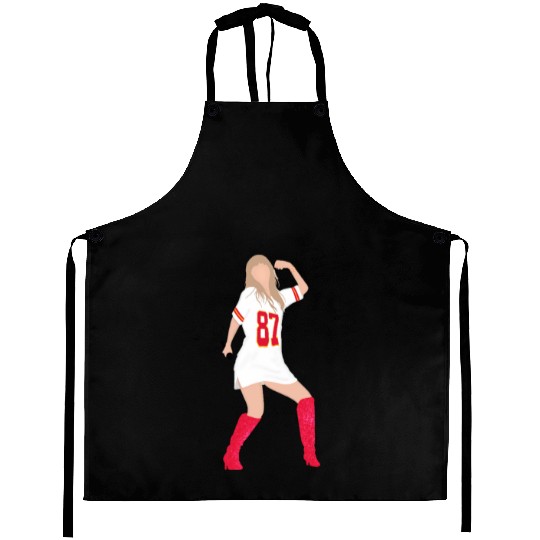 taylorr Swift x Travis Kelce Jersey (V4) Aprons