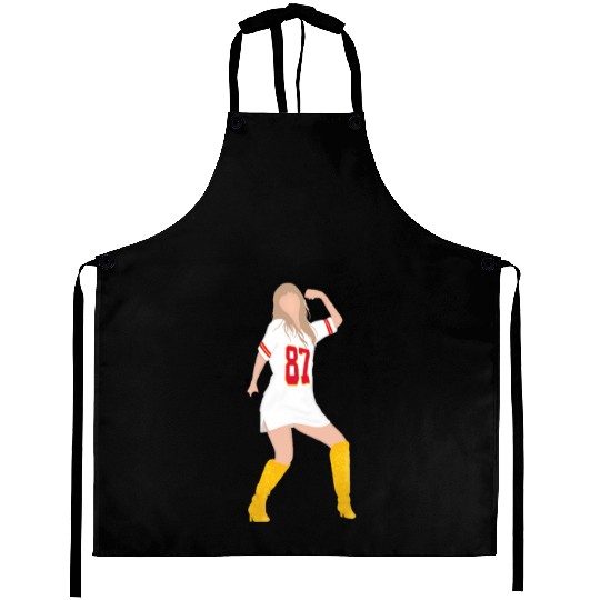taylorr Swift x Travis Kelce Jersey (V3) Aprons