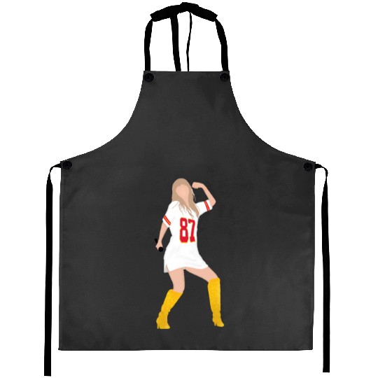 taylorr Swift x Travis Kelce Jersey (V3) Aprons