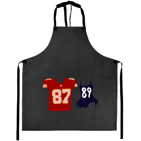 I’ll be 87 you’ll be 89 Taylorr swift Travis kelce (3) Aprons