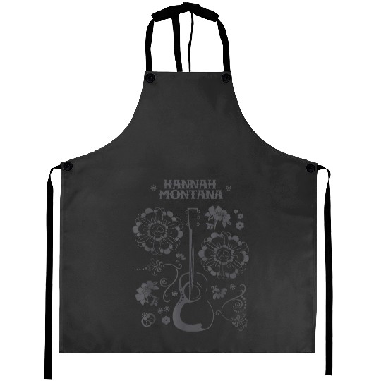 Disneyy Channel Hannah Montana Floral Guitar Aprons