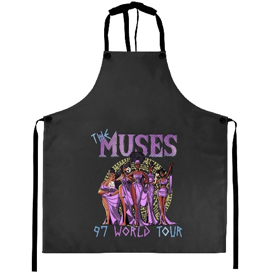 Disney Hercules The Muses 97 World Tour , Retro Disney Hercules Diva The Muses Song Concert Music, Disney Girl Trip, Disneyland Aprons