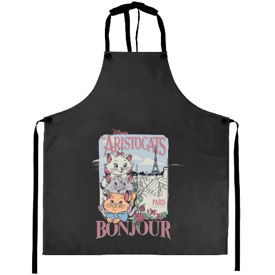 Disney The Aristocats Bonjour Paris Since 1979 Vintage Ad Aprons