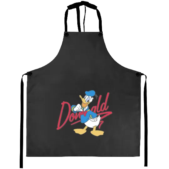 Disney Mickey And Friends Donald Duck Signature Portrait Aprons