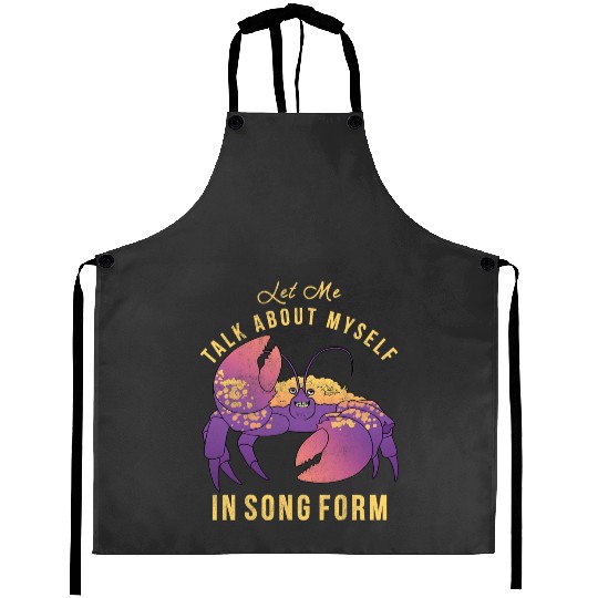 Disney Moana Let Me Talk About Myself In Song Form Tamatoa Aprons