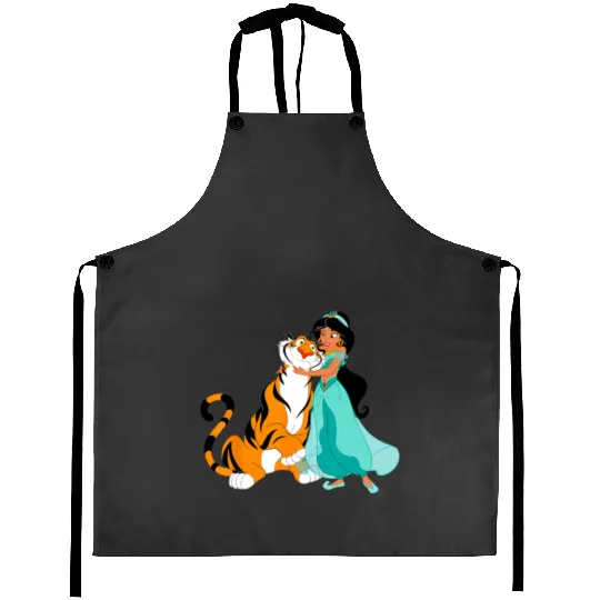 Disney Aladdin Princess Jasmine and Rajah Friends Aprons
