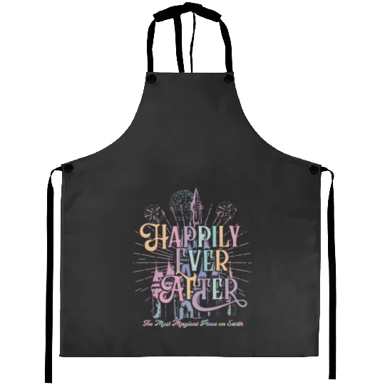 Happily Ever After  Aprons, Disneyworld Aprons, Magic Kingdom Aprons Women