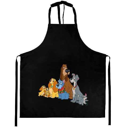 Lady And The Tramp Dogs Apron