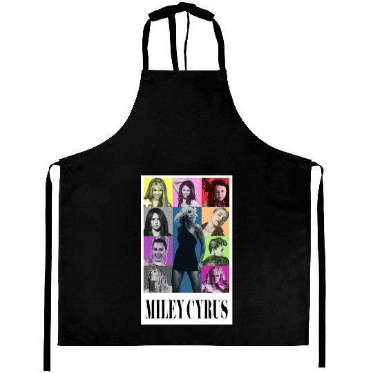 Miley Cyrus Eras Tour Shirt Flowers Aprons